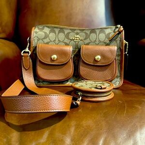 Pennie Crossbody With Coin Case In Signature Canvas